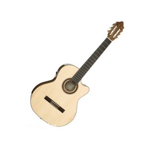 KREMONA R65CW-48 GUITARE CLASSIQUE ELECTRO MANCHE FIN - Epicéa massif