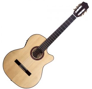KREMONA ROSA LUNA CW-TL GUITARE FLAMENCO ELECTRO Table épicéa massif