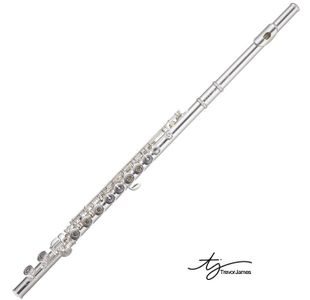 TREVOR JAMES VIRTUOSO FLUTE TRAVERSIERE TETE & TUBE ARGENT avec étui