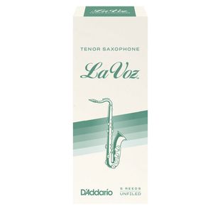 D'ADDARIO LA VOZ ANCHES SAXOPHONE TENOR MEDIUM SOFT - Boite de 5
