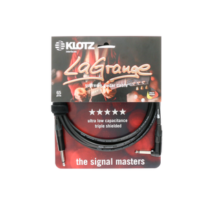 KLOTZ LAGPR0300 "LAGRANGE" CABLE JACK MONO/JACK MONO 90° 3m