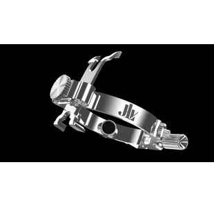 JLV LIGATURE SAXOPHONE ALTO PLAQUEE ARGENT POUR BEC EBONITE