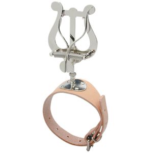 LYRE BRACELET FLUTE TRAVERSIERE - BRACELET CUIR
