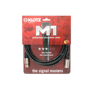 KLOTZ M1K1FM0100 CABLE XLR MALE/XLR FEMELLE 1m