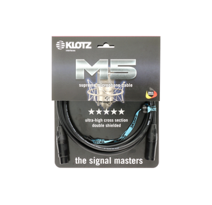 KLOTZ M5KBFM050 CABLE XLR MALE/XLR FEMELLE 5m