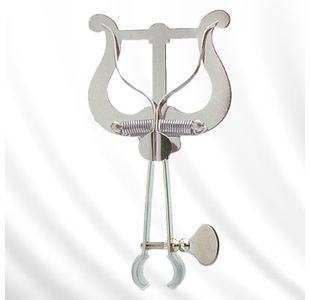 RIEDL LYRE GRAND FORMAT POUR TROMPETTE & PETIT CUIVRE - 2 PINCES