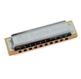 HOHNER MARINE BAND HARMONICA 10 TROUS Ab