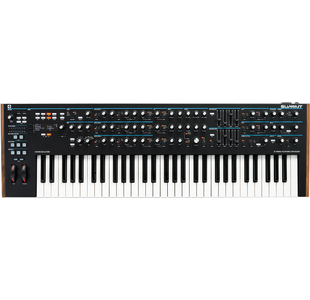 NOVATION SUMMIT SYNTHETISEURS HYBRIDE POLYPHONIQUE 16 VOIX 61 TOUCHES