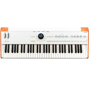ARTURIA ASTROLAB-61 SYNTHETISEUR 61 TOUCHES BLANC ET ORANGE