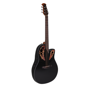 OVATION CE44P-5-G CELEBRITY ELITE MID CUTAWAY FOLK ELECTRO NOIR