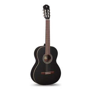 ALHAMBRA 1C GUITARE CLASSIQUE NOIRE SATINEE