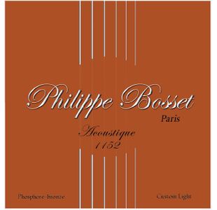 PHILIPPE BOSSET PBACP1152 JEU GUITARE FOLK (11-52)