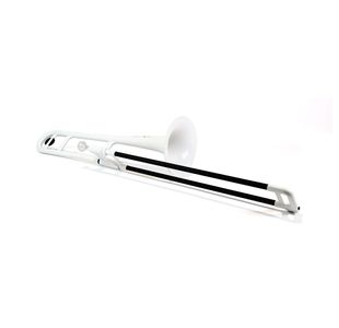 PBONE TROMBONE EN RESINE ABS BLANC avec housse et embouchure