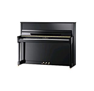 SCHIMMEL C116 "TRADITION" TWINTONE PIANO DROIT SILENCIEUX VERNI NOIR