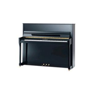 SCHIMMEL K122 "ELEGANCE" TWINTONE PIANO DROIT SILENCIEUX VERNI NOIR