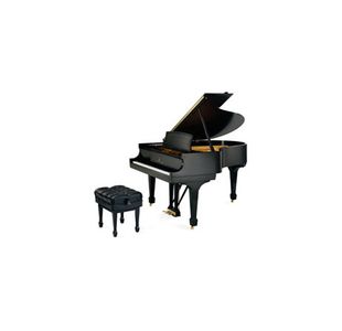 STEINWAY O 180 PIANO A QUEUE VERNI NOIR