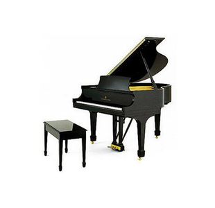 STEINWAY S 155 PIANO A QUEUE VERNI NOIR