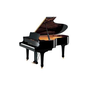 YAMAHA C5x PIANO A QUEUE VERNI NOIR