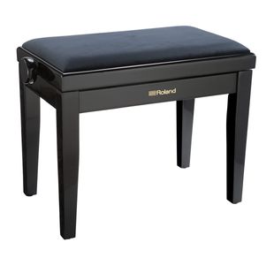 ROLAND RPB-220PE BANQUETTE PIANO NOIRE BRILLANTE / VELOURS NOIR