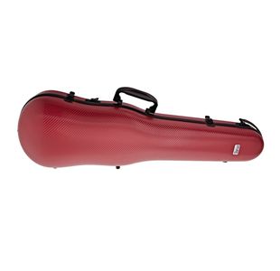 GEWA PURE ETUI FORME VIOLON 4/4 POLYCARBONATE 1.8 ROUGE