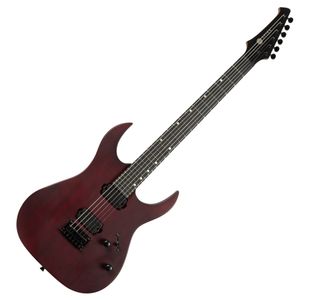 SPIRA S400MWR GUITARE ELECTRIQUE TYPE SUPERSTRAT SATIN WINE RED