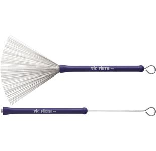 VIC FIRTH HB "HERITAGE" PAIRE DE BALAIS - BRINS ACIER