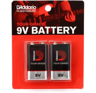 D'ADDARIO PW-9V-02 LOT DE 2 PILES "TOUR GRADE" PILE 9V