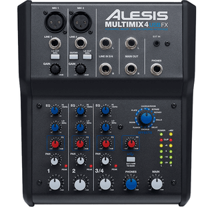 ALESIS MM4USBFX TABLE DE MIXAGE STUDIO 4 VOIES/6 ENTREES avec effets