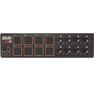AKAI LPD8 MK2 CONTROLEUR USB/MIDI 8 PADS & 8 POTENTIOMETRES