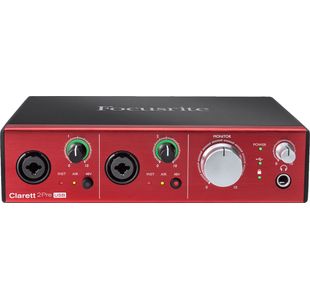 FOCUSRITE CLARETT-2PRE+ INTERFACE AUDIO USB C - 10 entrées/4 sorties