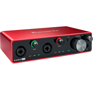 FOCUSRITE SCARLETT3-4i4 INTERFACE AUDIO USB - 4 entrées/4 sorties