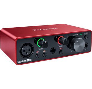 FOCUSRITE SCARLETT3-SOLO INTERFACE AUDIO USB - 2entrées/2 sorties