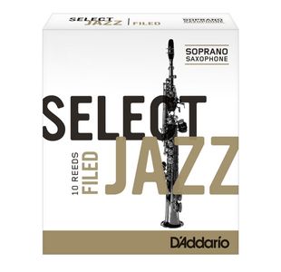 D'ADDARIO ORGANIC SELECT JAZZ "FILED" ANCHES SAXOPHONE SOPRANO 3 HARD
