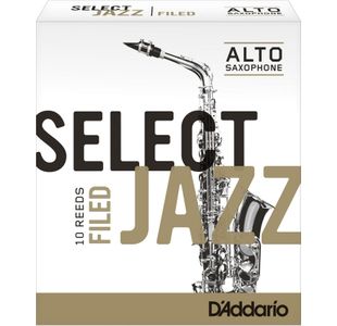 D'ADDARIO ORGANIC SELECT JAZZ "FILED" ANCHES SAXOPHONE ALTO 3 MEDIUM