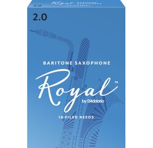 ROYAL BY D'ADDARIO ANCHES SAXOPHONE BARYTON 2 - Boite de 10