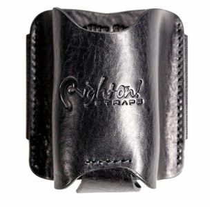 RIGHTON STRAPS WPOCKET-BK POCHETTE EMETTEUR CUIR NOIR
