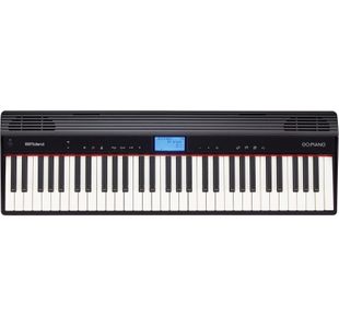 ROLAND GO:PIANO GO-61P CLAVIER NUMERIQUE PORTABLE 61 TOUCHES NOIR
