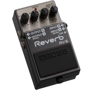 BOSS RV-6 PEDALE DE REVERB COMPACT AVEC 8 MODES