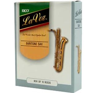 D'ADDARIO LA VOZ ANCHES SAXOPHONE BARYTON MEDIUM SOFT - boite de 5
