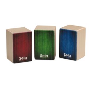 SELA SE108 MINI CAJON SHAKER SET LOT DE 3 SHKER EN FORME DE CAJON