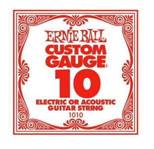 ERNIE BALL 1010 CORDE GUITARE ELEC ACIER PLEIN 010
