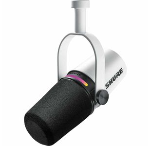 SHURE MV7+-W MICRO DYNAMIQUE DE PODCAST BLANC