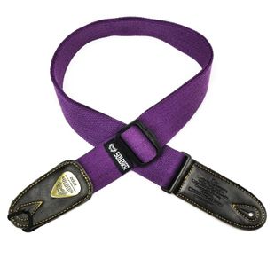 SOLDIER 130302 COURROIE GUITARE COTON TISSÉ MAUVE