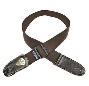 SOLDIER 130304 COURROIE GUITARE COTON TISSÉ MARRON