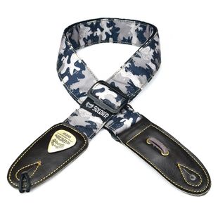 SOLDIER 130601 COURROIE GUITARE TOILE CAMOUFLAGE GRIS
