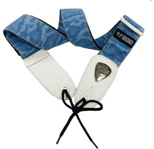 SOLDIER 1306C03 COURROIE GUITARE TOILE CAMOUFLAGE BLEU
