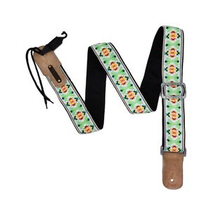 SOLDIER M33 134N02 COURROIE GUITARE JACQUARD VINTAGE VERT