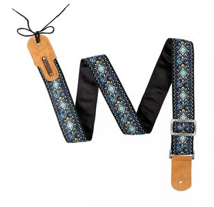 SOLDIER M33 134N03 COURROIE GUITARE JACQUARD VINTAGE BLEU