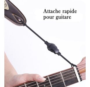 SOLDIER BS-02 ATTACHE RAPIDE POUR COURROIE GUITARE ACOUSTIQUE