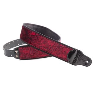 RIGHTON STRAPS J-PAISLEY-RD COURROIE VELOURS J-PAISLEY ROUGE